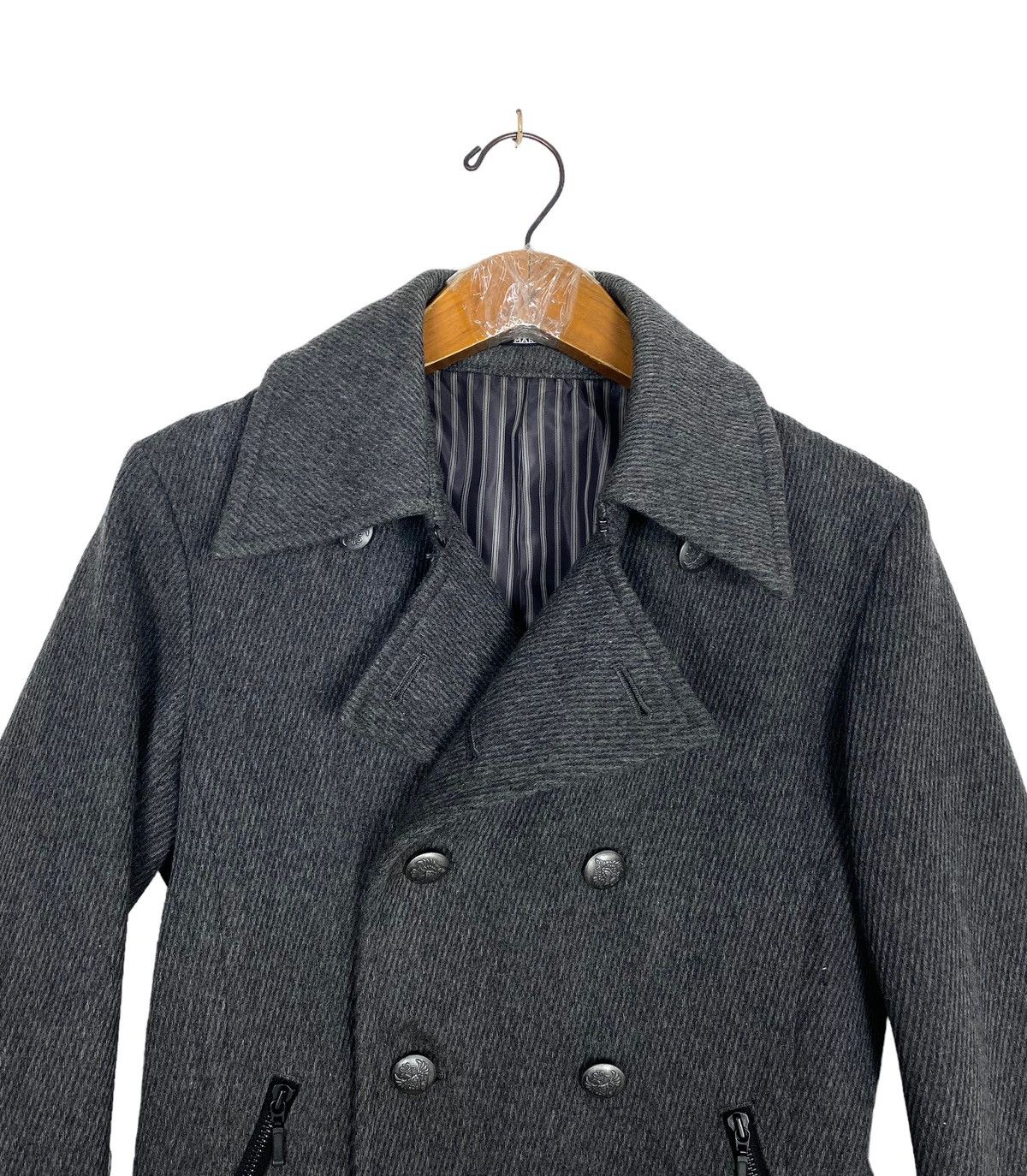 Tornado Mart Rare‼️ Vintage Tornado Mart Pea Coat Double Breasted Size US XS / EU 42 / 0 - 4 Thumbnail