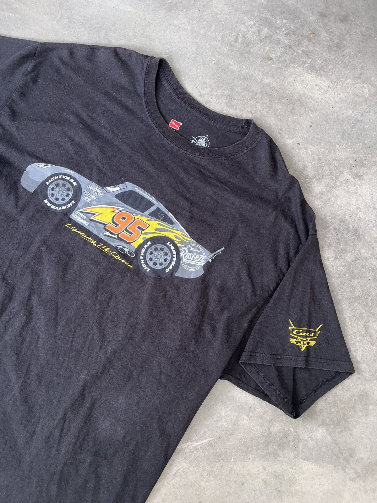 Vintage vintage hanes cars lightning mcqueen Size US XL / EU 56 / 4 - 2 Thumbnail