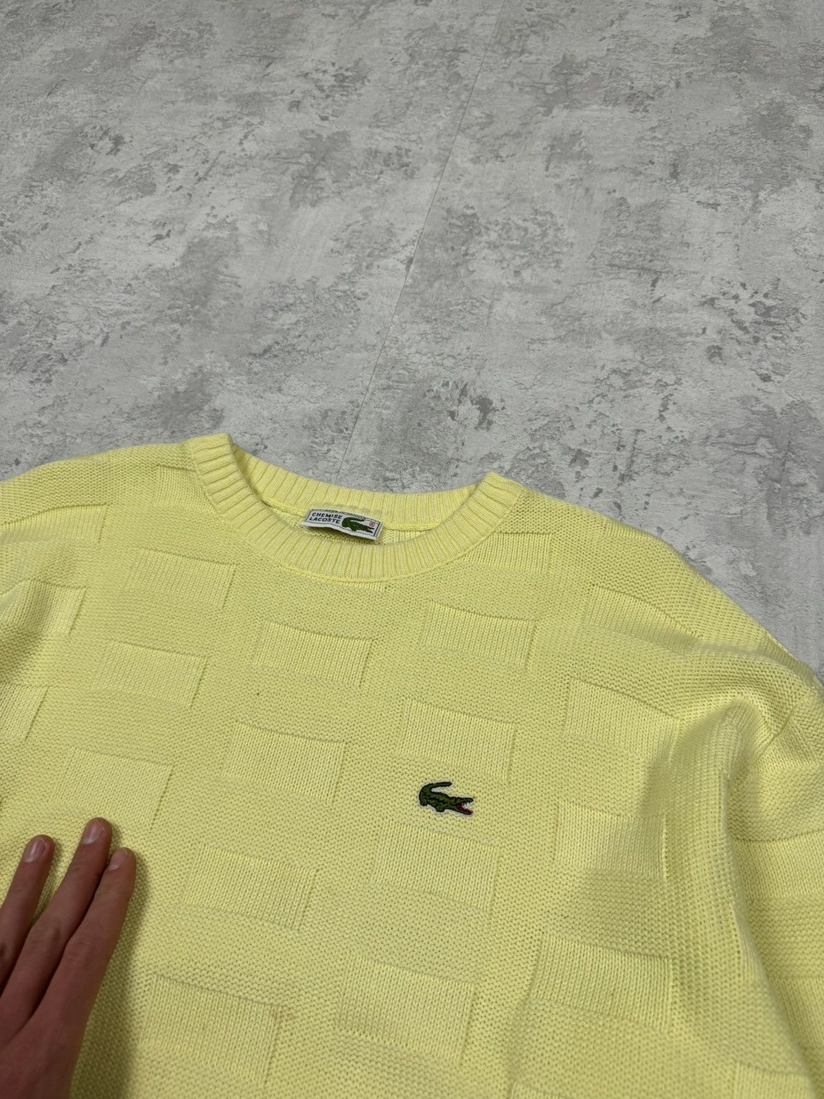 Lacoste Lacoste Y2K Yellow Sweater Size 5 Size US M / EU 48-50 / 2 - 6 Thumbnail