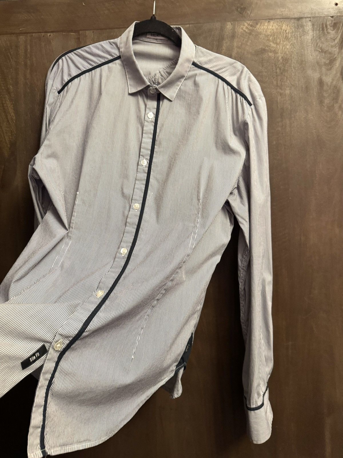 Dirk Bikkembergs Dirk Bikkembergs vintage slim shirt xl Size US XL / EU 56 / 4 - 7 Thumbnail