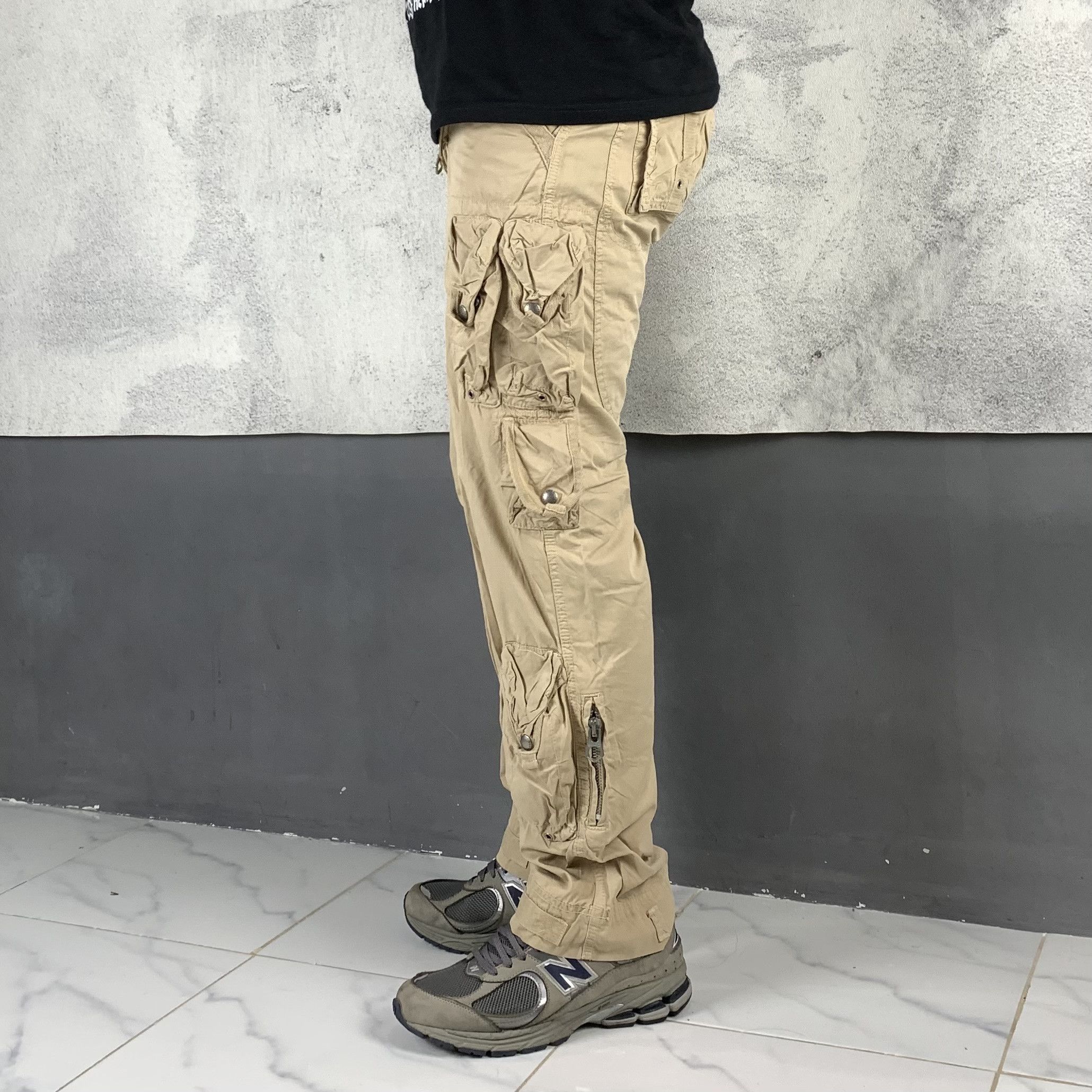 Polo Ralph Lauren Vintage Polo Ralph Lauren Multi Pocket 3D Cargo Pants Size US 30 / EU 46 - 3 Thumbnail