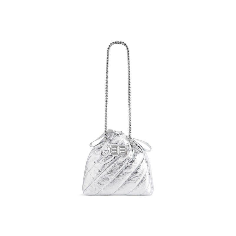 Balenciaga o1srvl11e1125 Size: OS / Crush Small Tote Bag Metallized Size ONE SIZE - 1 Thumbnail