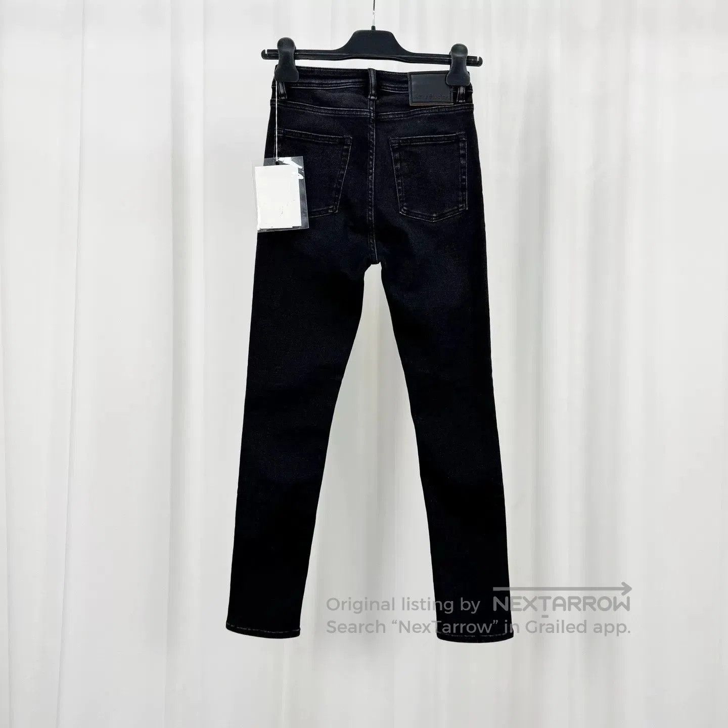 Acne Studios black denim Acne Studios long pants W25. Size 25" / US 0 / IT 36 - 2 Thumbnail
