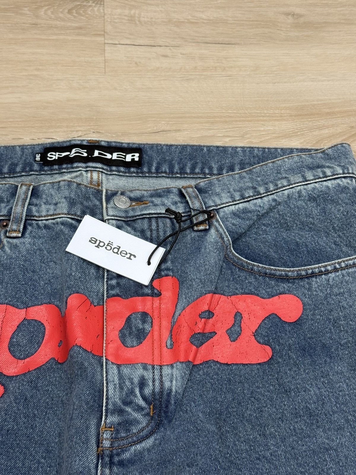 Sp5der Sp5der Worldwide v3 Indigo Denim Jeans Size US 36 / EU 52 - 7 Thumbnail