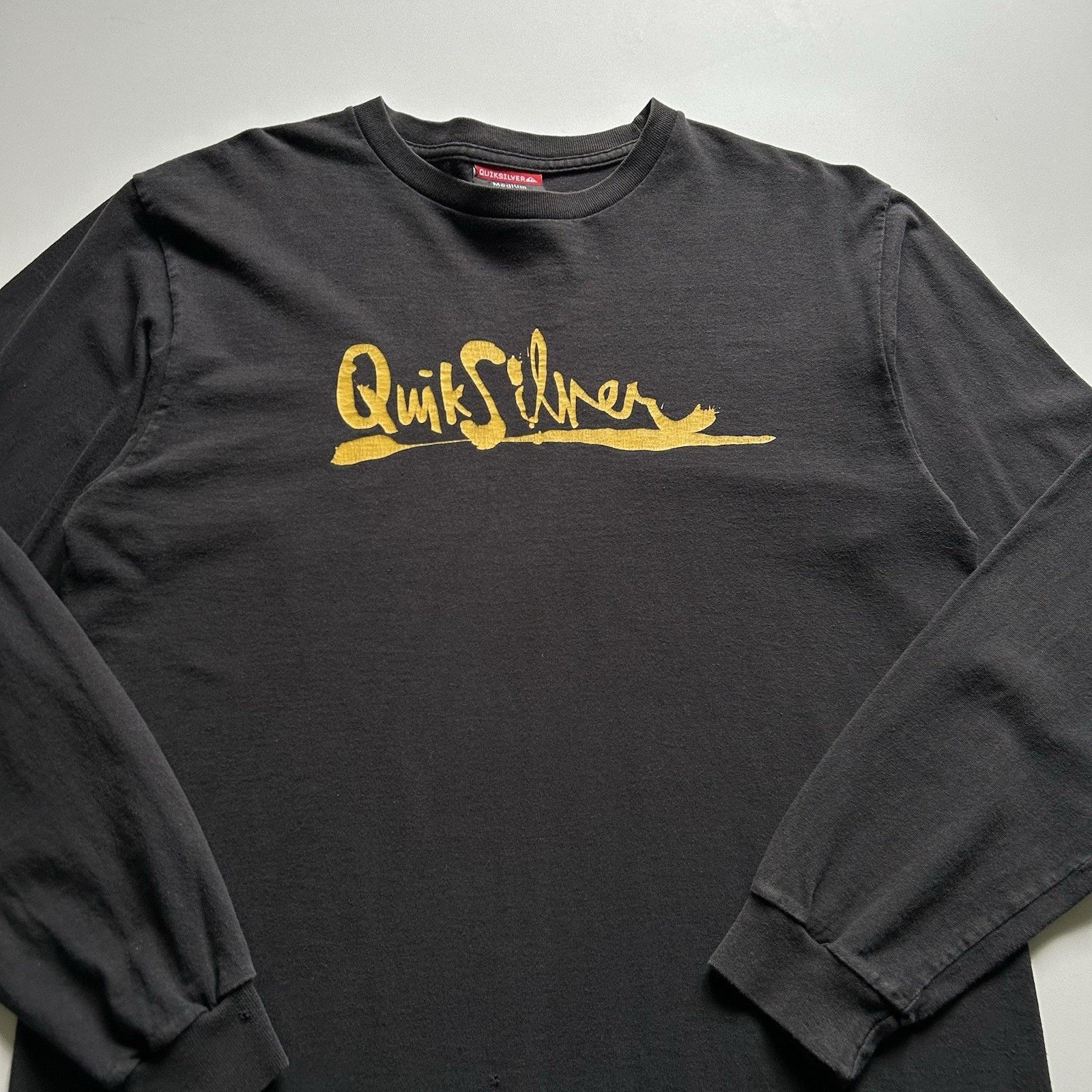 Quiksilver Vintage Y2K Quiksilver Long Sleeve T Shirt Medium Surf Skate Size US M / EU 48-50 / 2 - 2 Thumbnail