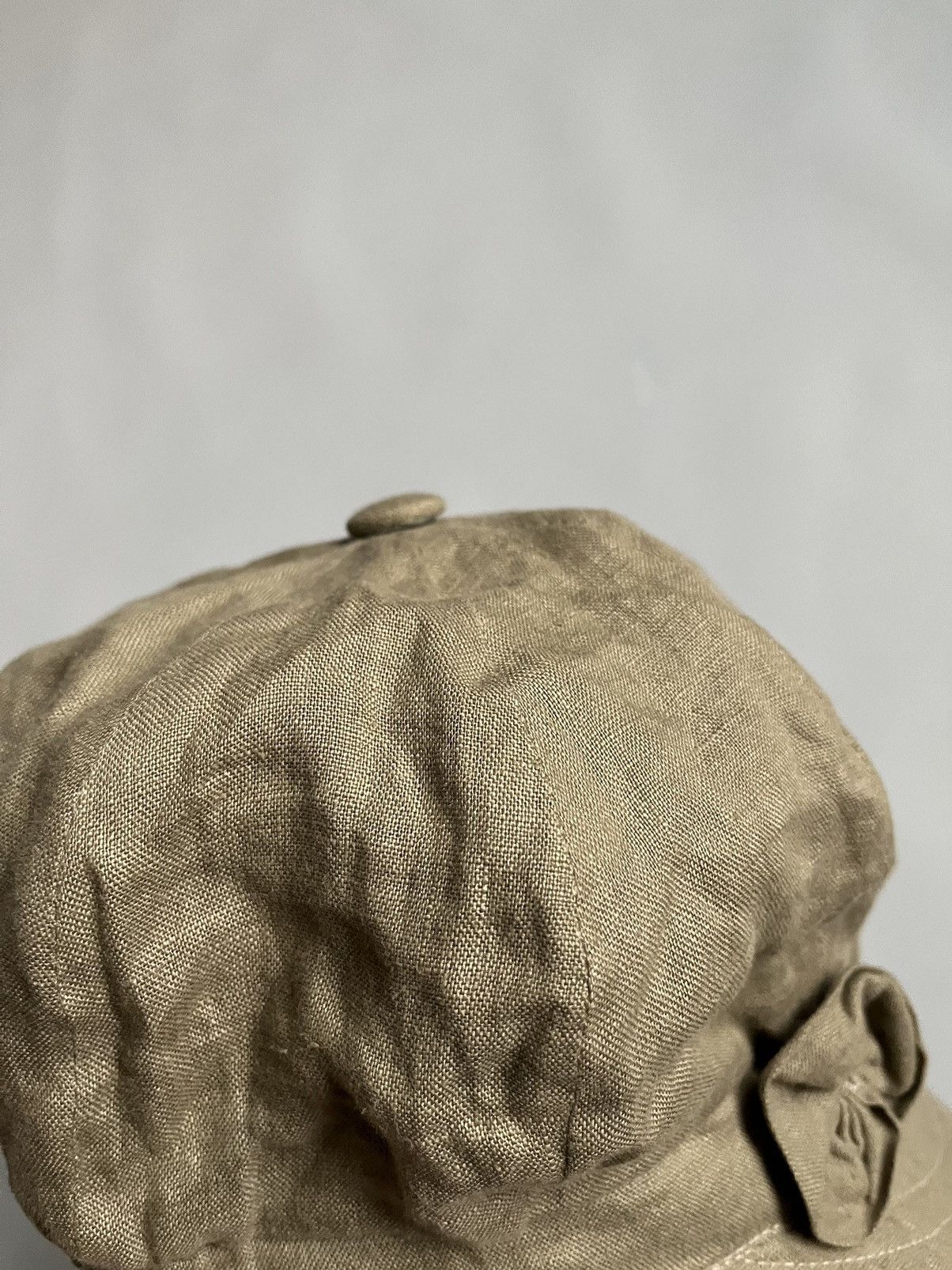 Issey Miyake ISSEY MIYAKE Olive Green Army Military Cadet Driver Cap Size ONE SIZE - 13 Thumbnail