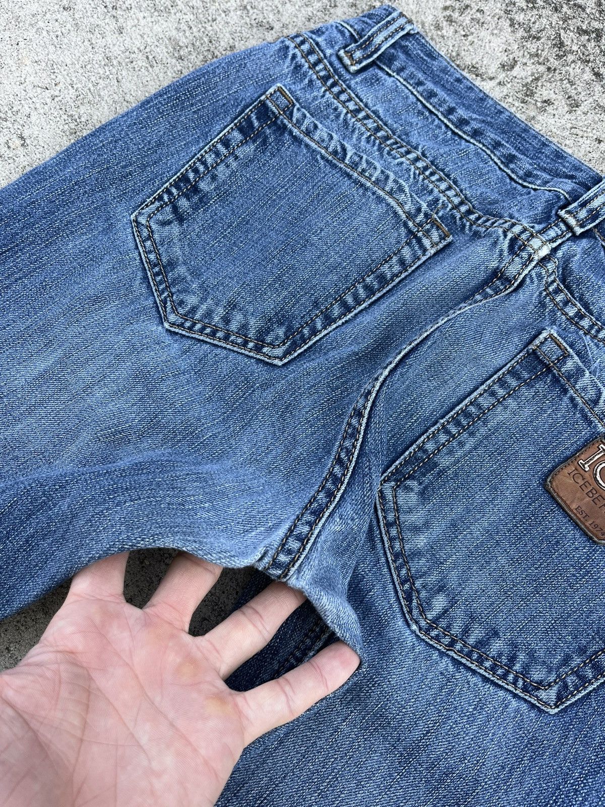 Iceberg × Vintage Vintage 00’s Iceberg Jeans Made in Italy Size US 33 - 3 Thumbnail