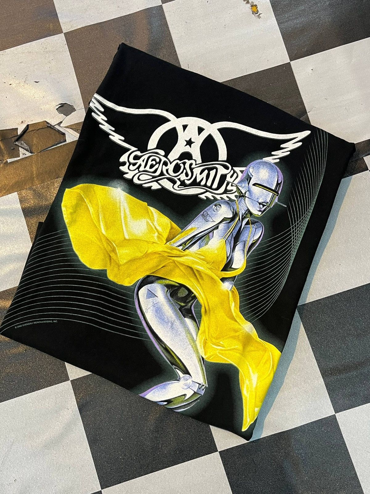 Band Tees RARE VINTAGE AEROSMITH SORAYAMA Size US XL / EU 56 / 4 - 7 Thumbnail