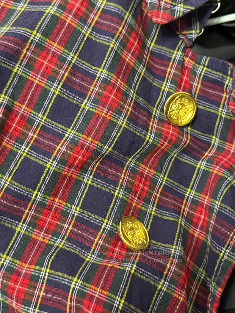 Comme des Garcons Comme Des Garcons Gold Buckle Plaid Shirt Jacket Size S / US 4 / IT 40 - 3 Thumbnail