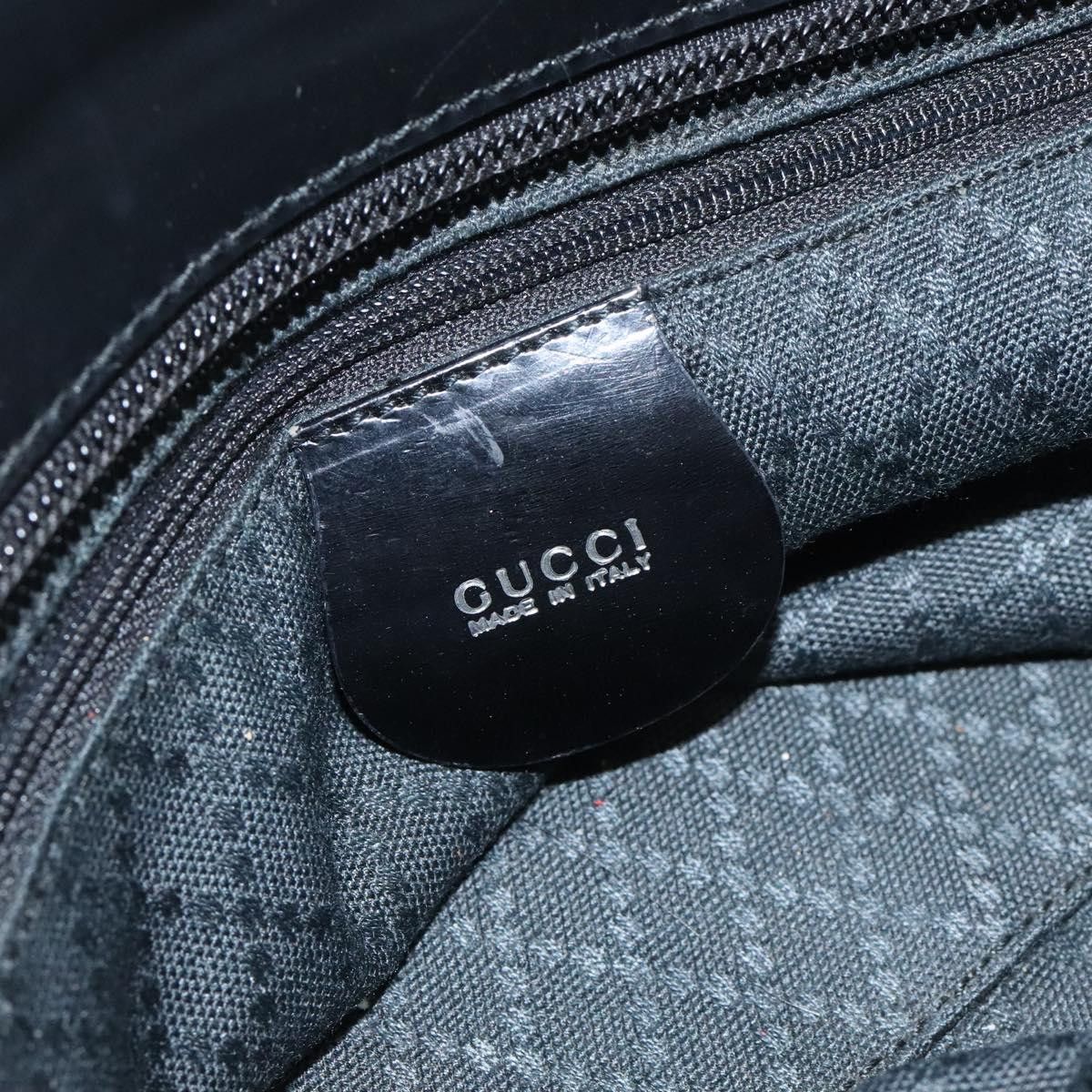 Gucci GUCCI Tote Bag Nylon Leather Black Silver 002 123 002 123 Size ONE SIZE - 15 Thumbnail