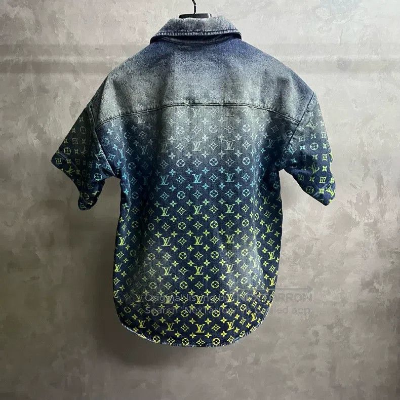 Louis Vuitton Louis Vuitton Blue Letter Logo Jacquard Single Breasted De Size US XS / EU 42 / 0 - 5 Thumbnail