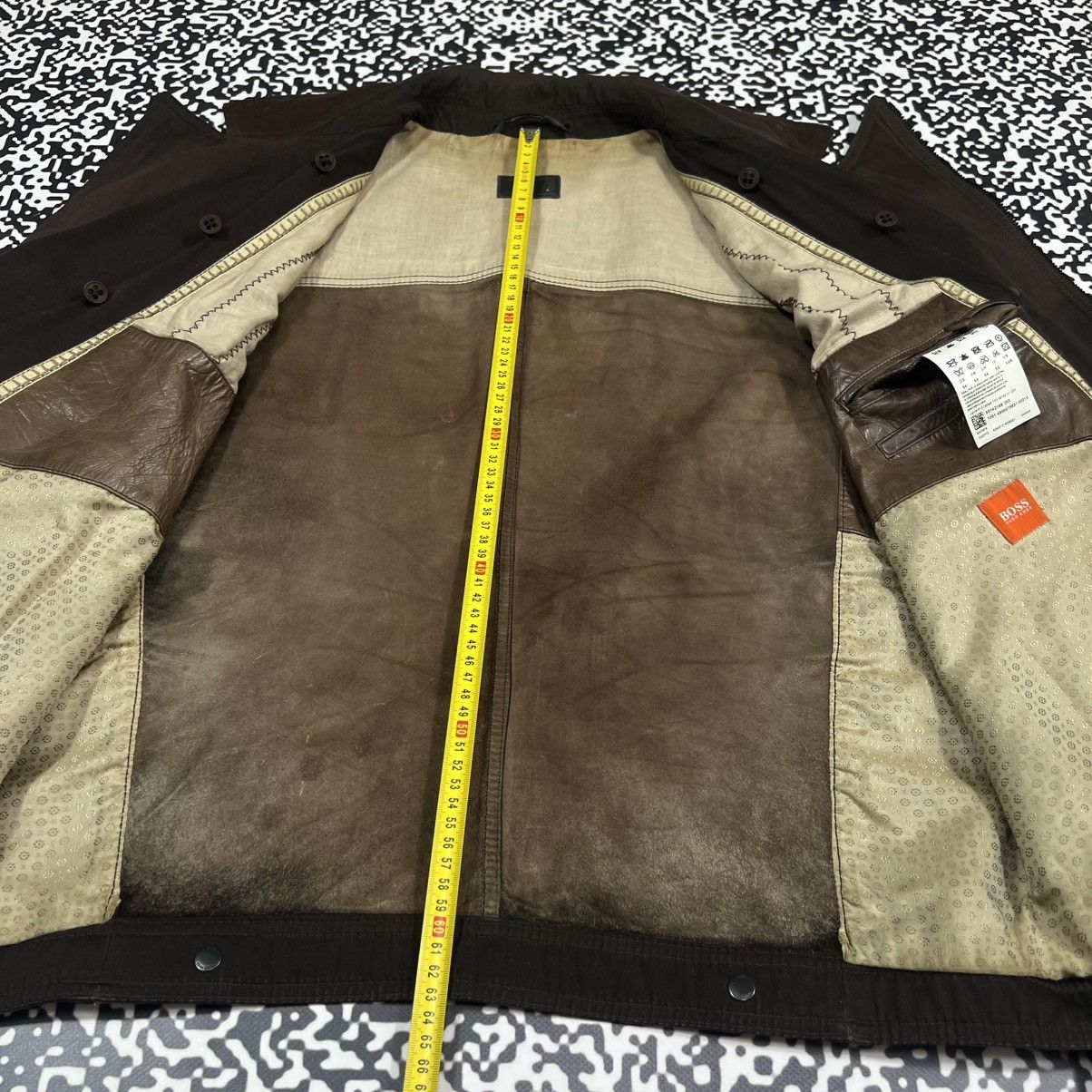 Hugo Boss HUGO BOSS Calfskin Leather Handcrafted Biker Jacket Rare Size US L / EU 52-54 / 3 - 22 Thumbnail