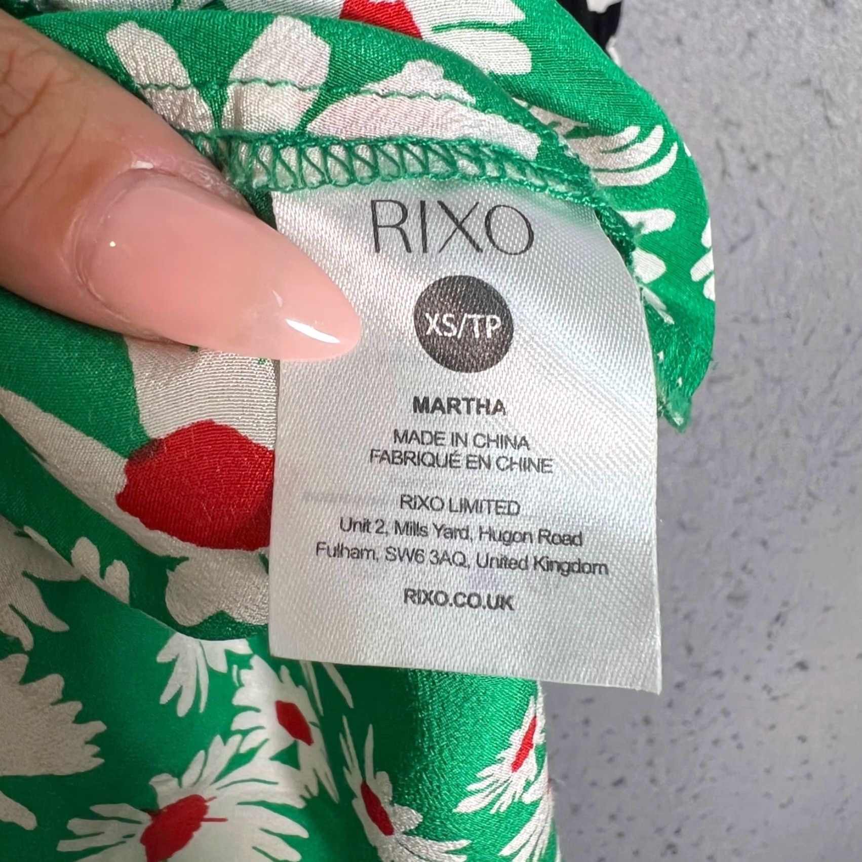 RIXO Rixo Floral Maxi Dress Womens XS V-Neck Multicolor Puff Sleeve Casual Party Size XS / US 0-2 / IT 36-38 - 4 Thumbnail