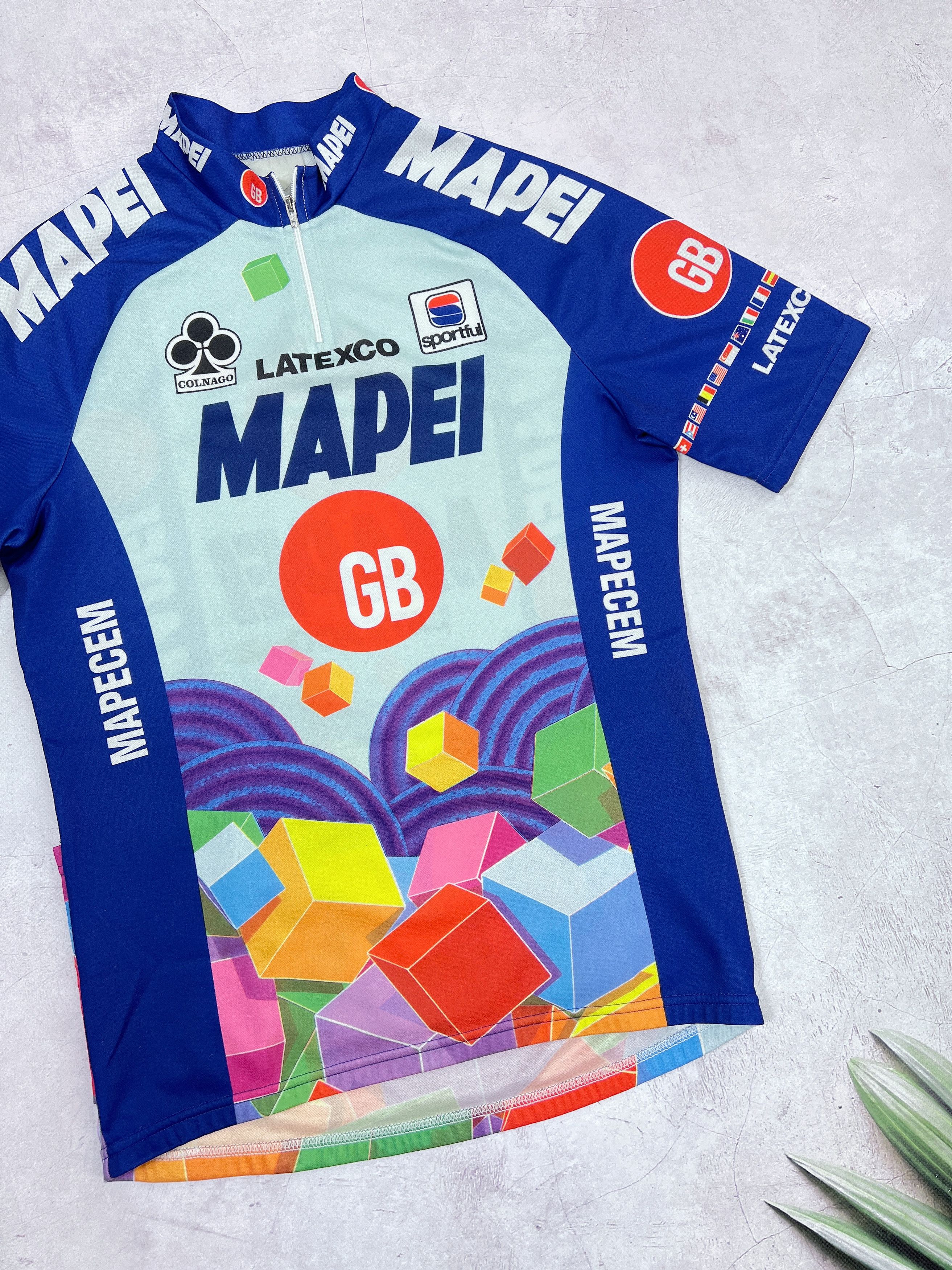 Sports Specialties × Vintage Vintage Sportful Mapei GB Cycling Jersey Colnago Size US M / EU 48-50 / 2 - 2 Thumbnail