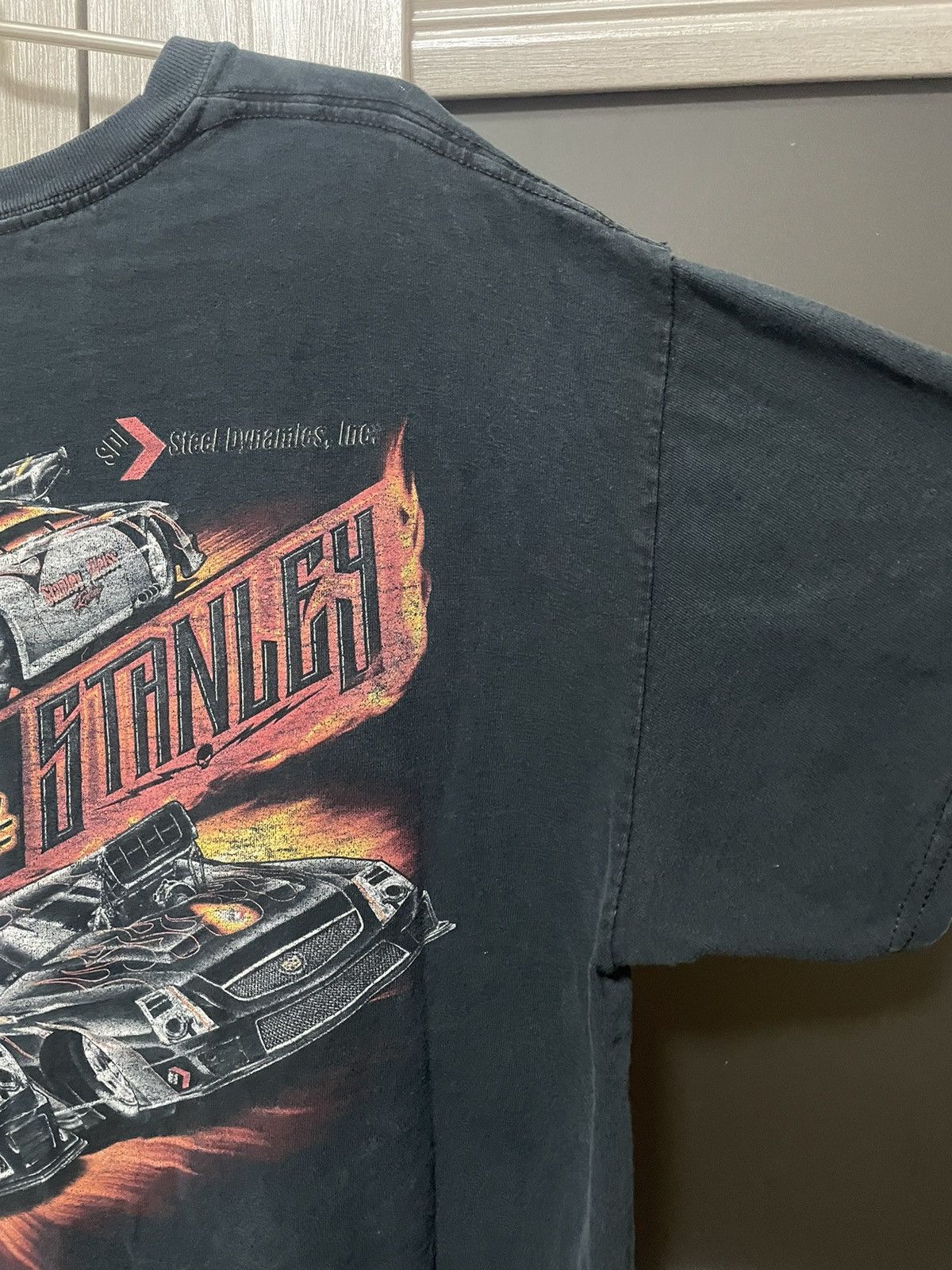 Vintage Vintage John Stanley & Weiss Drag Racing Cadillac T Shirt Size US L / EU 52-54 / 3 - 3 Thumbnail