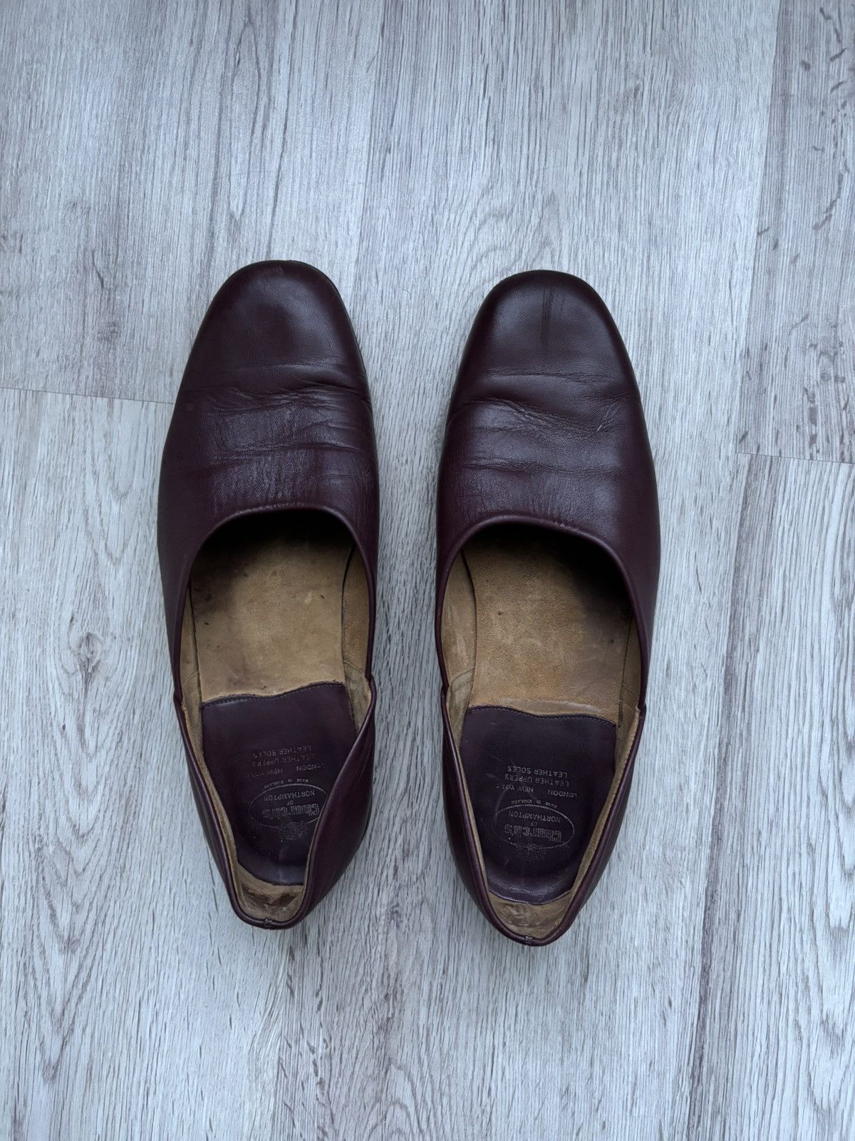 Church's Vintage Church’s Brown Leather Flats Shoes UK 9 / US 10 Size US 10 / EU 43 - 18 Thumbnail