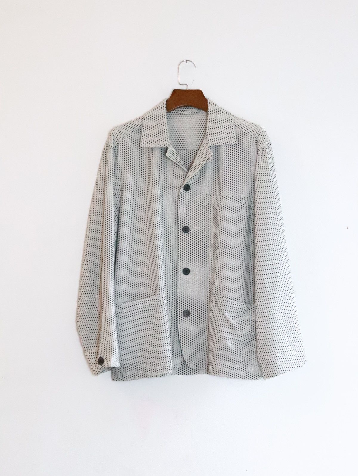 Designer × Issey Miyake × Japanese Brand SS19 Issey Miyake Sashiko Chore Jacket Size US M / EU 48-50 / 2 - 1 Thumbnail
