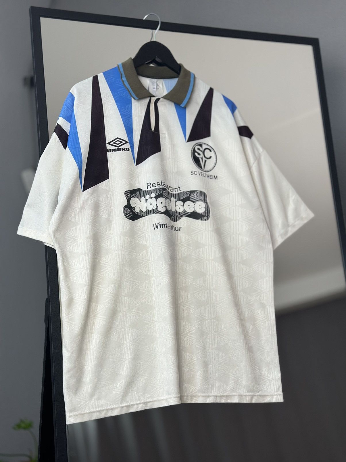Umbro Vintage Umbro SC Veltheim Jersey soccer t-shirt England Size US XL / EU 56 / 4 - 2 Thumbnail
