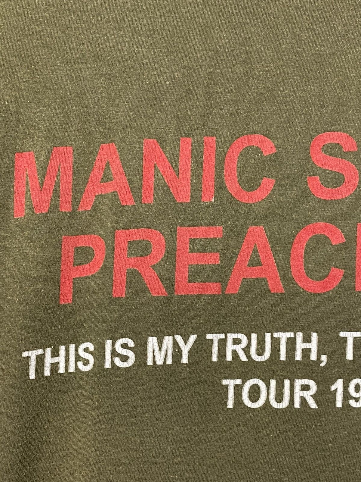 Vintage Vintage 1998 Manic Street Preachers This Is MY Truth Og Tee Size US S / EU 44-46 / 1 - 8 Thumbnail