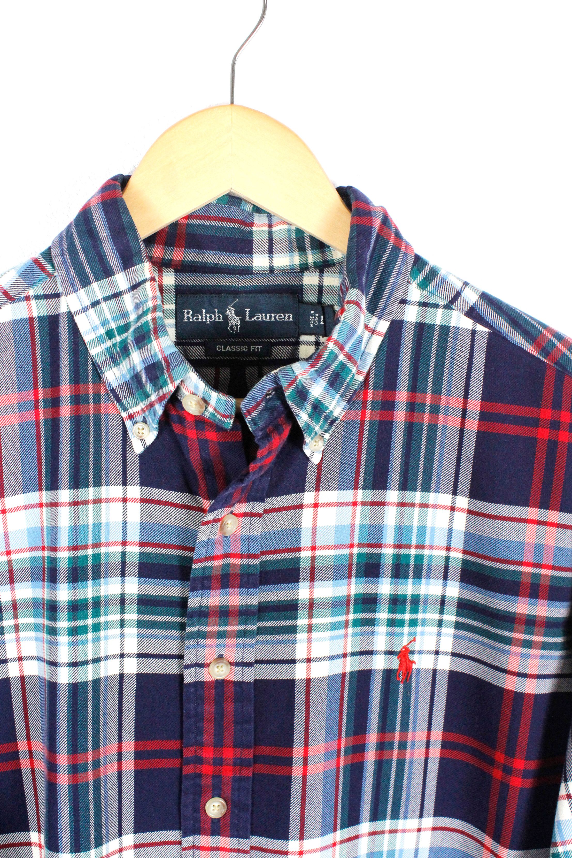 Polo Ralph Lauren Polo Ralph Lauren Pony Logo Flannel Oxford Shirt Size US L / EU 52-54 / 3 - 2 Thumbnail