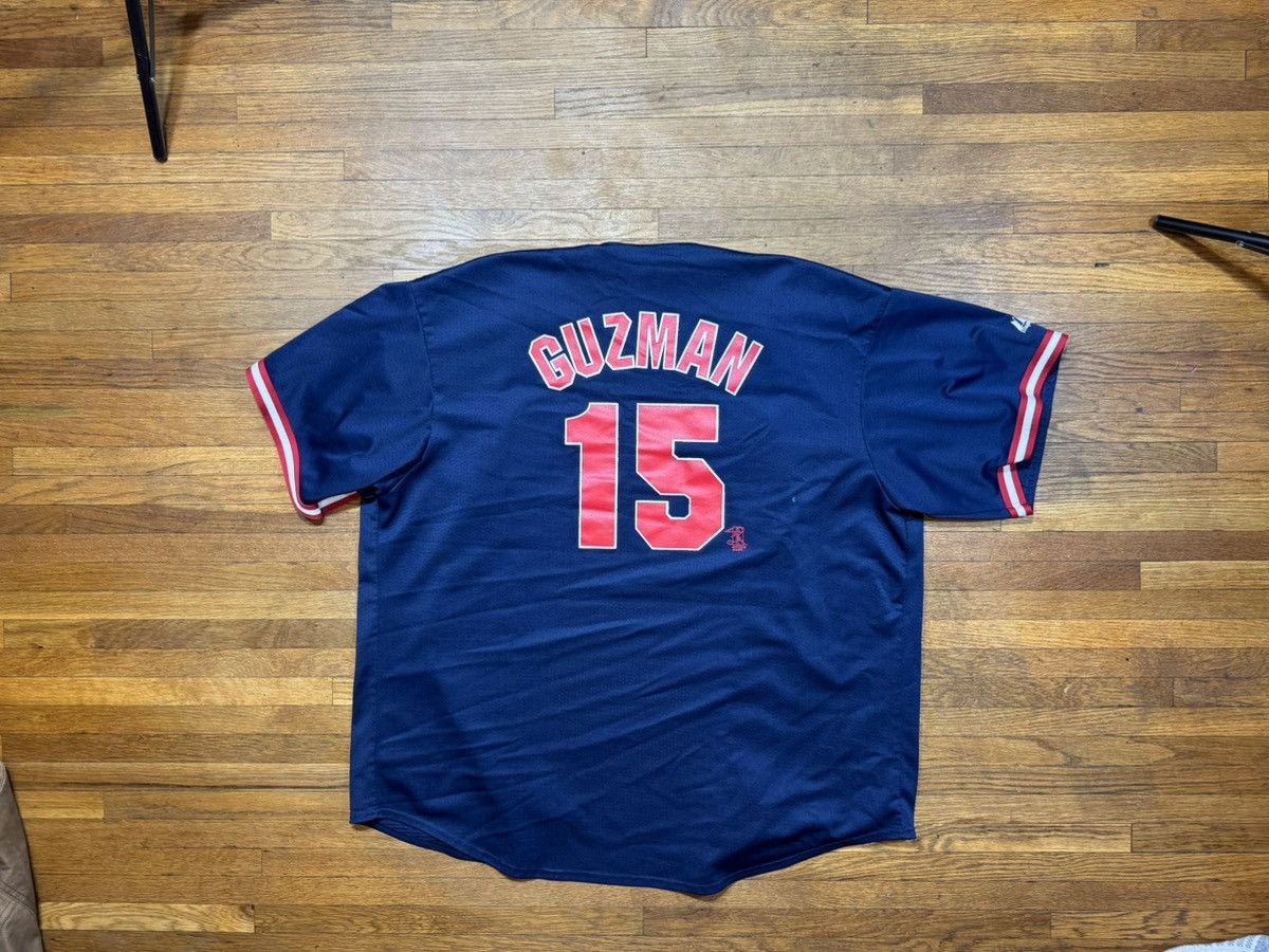 Majestic Christian Guzman #15 Minnesota Twins MLB Vintage 90s Jersey Size US XXL / EU 58 / 5 - 1 Thumbnail