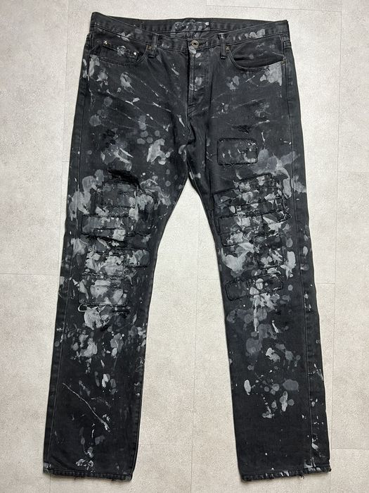 Paul Smith Paul Smith Patch Paint Denim Jeans Pants | Grailed