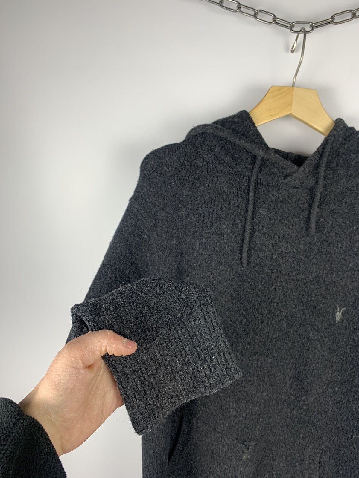 Allsaints Allsaints Ramskull Designer Hoodie Luxury Tolnar Hoody Size US M / EU 48-50 / 2 - 4 Thumbnail