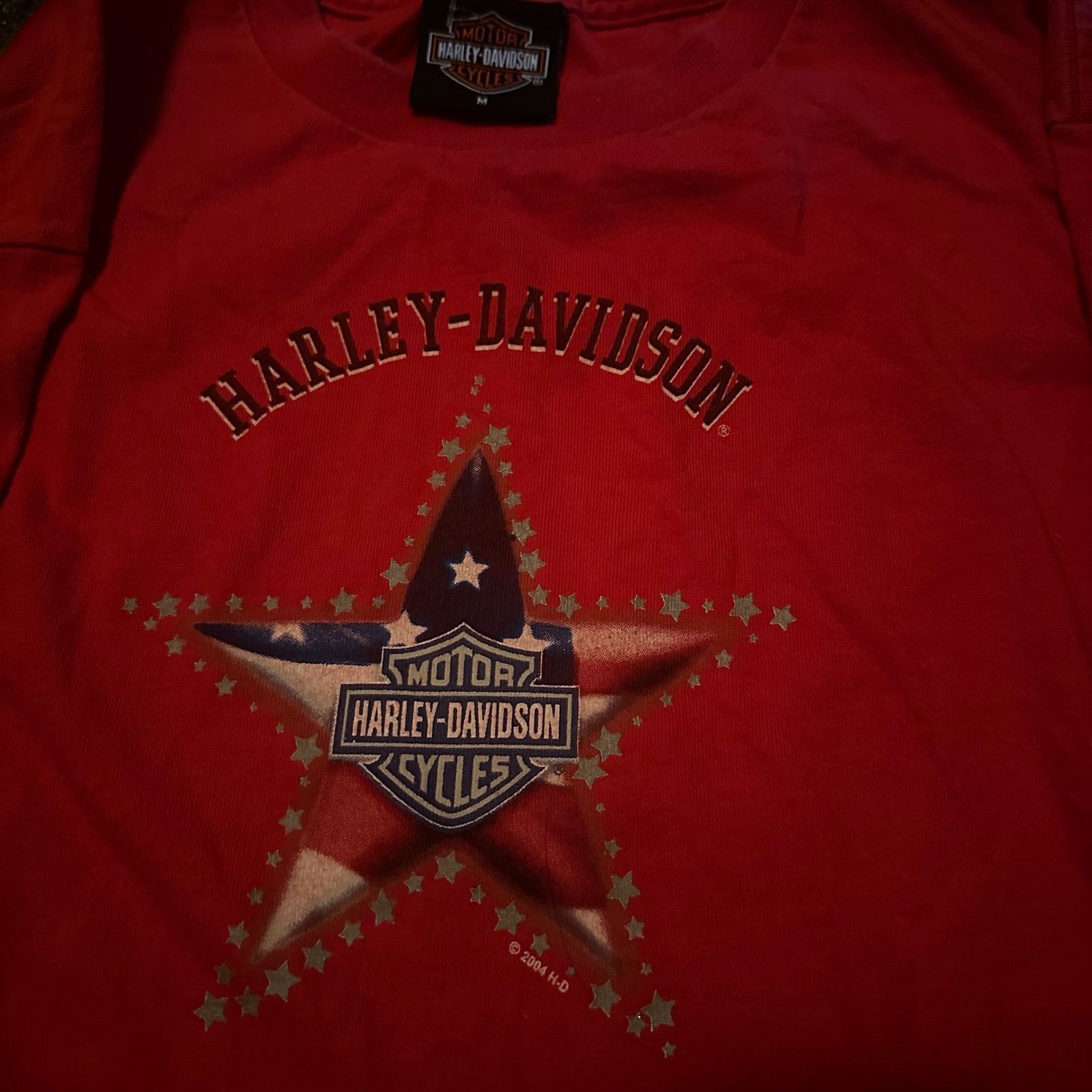 Harley Davidson Harley davidson graphic star design long sleeve tee shirt Size US M / EU 48-50 / 2 - 2 Thumbnail