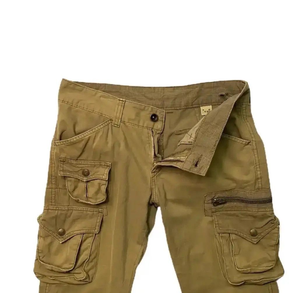 If Six Was Nine 💥FLARE/BOOTCUT Vintage ET BOITE JAPAN Multi-Pocket Cargo Size US 31 - 9 Thumbnail