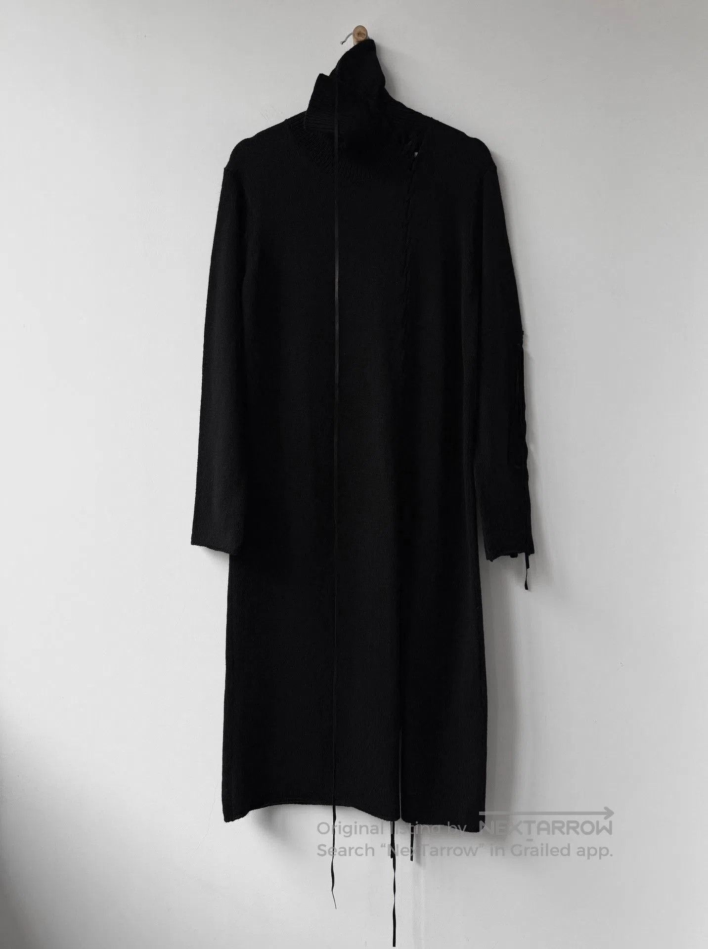 Yohji Yamamoto Yohji Yamamoto 18AW Leather Cord Sweater. Size M / US 6-8 / IT 42-44 - 1 Thumbnail