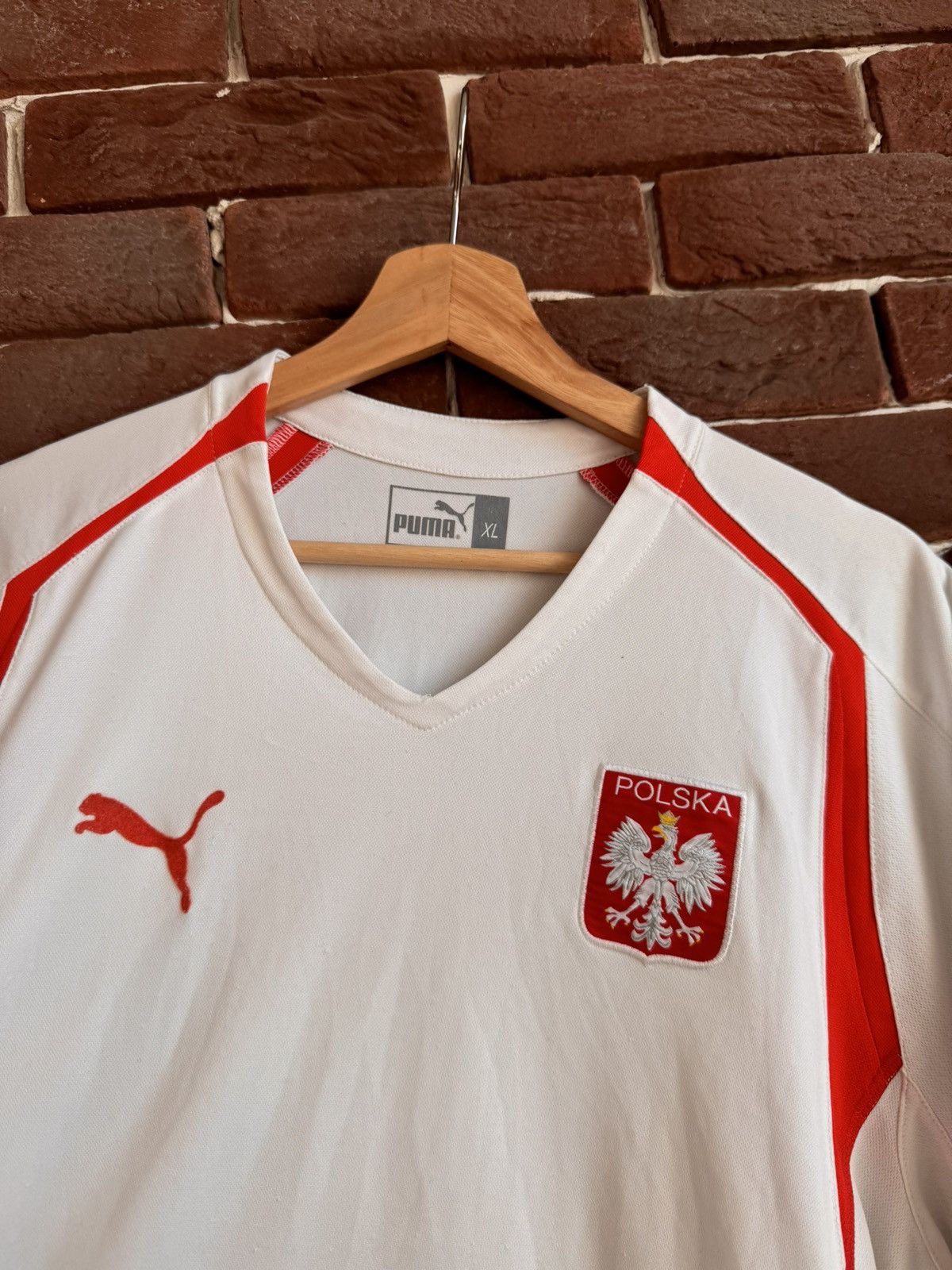 Puma Rare Vintage 2001 PUMA Poland football Jersey Soccer Kit Xl Size US XL / EU 56 / 4 - 3 Thumbnail