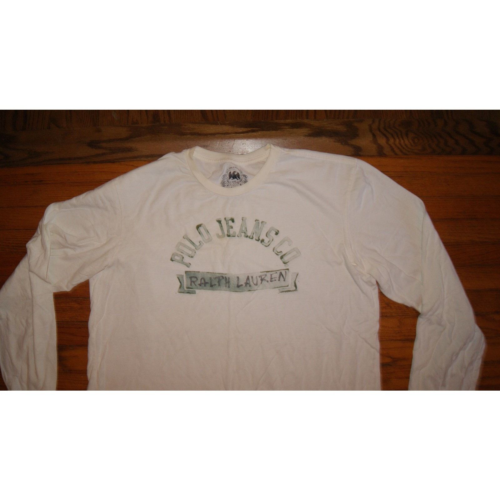 Polo Ralph Lauren VTG Polo Jeans Co Ralph Lauren Screen Print XL White TShirt Size US XL / EU 56 / 4 - 1 Thumbnail