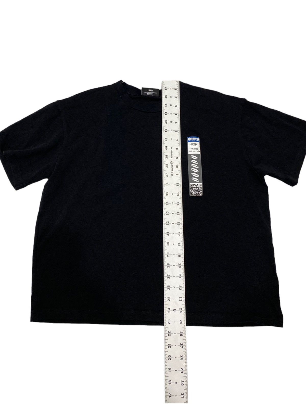 Pleasures Pleasures Techno-human tag Boxy Black T Shirt Size US L / EU 52-54 / 3 - 7 Thumbnail