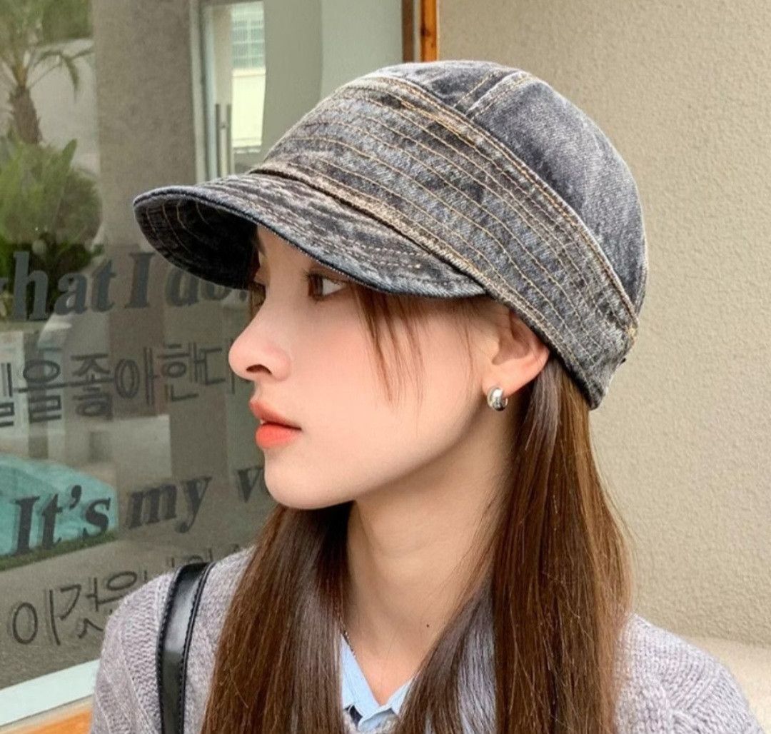 Japanese Brand 🔥Japanese style harajuku light blue kapital inspired cap Size ONE SIZE - 2 Thumbnail