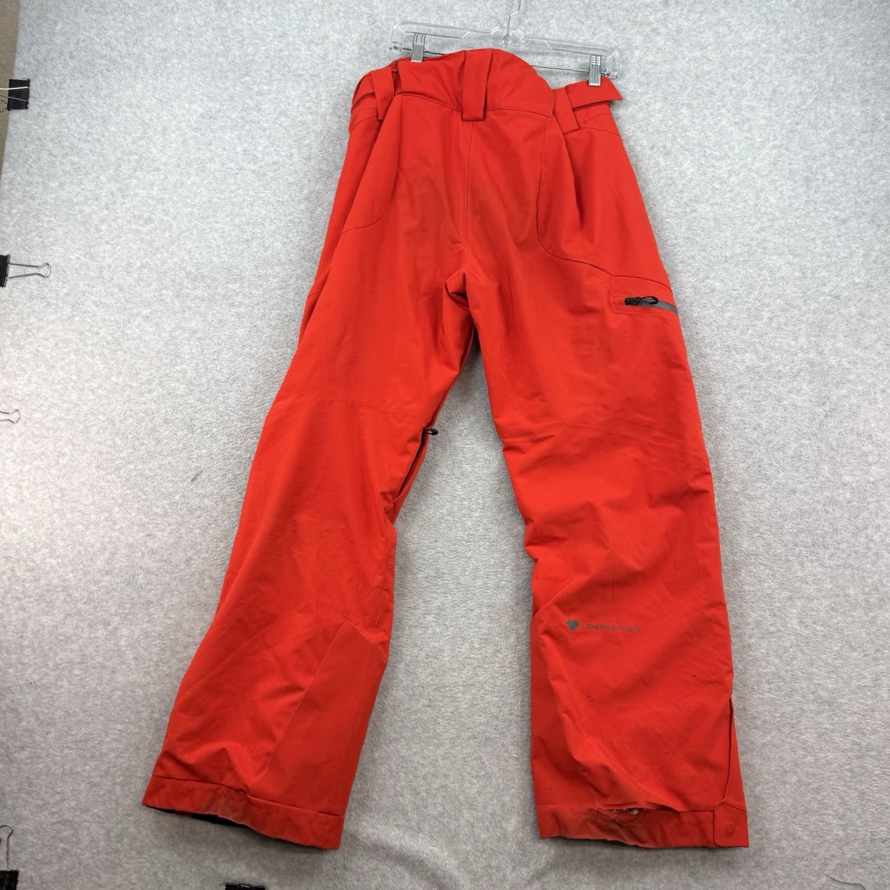 Obermeyer Obermeyer Force Pant Mens Orange Snow Pants Ski Winter Activewear L EUC Size US 33 - 6 Thumbnail