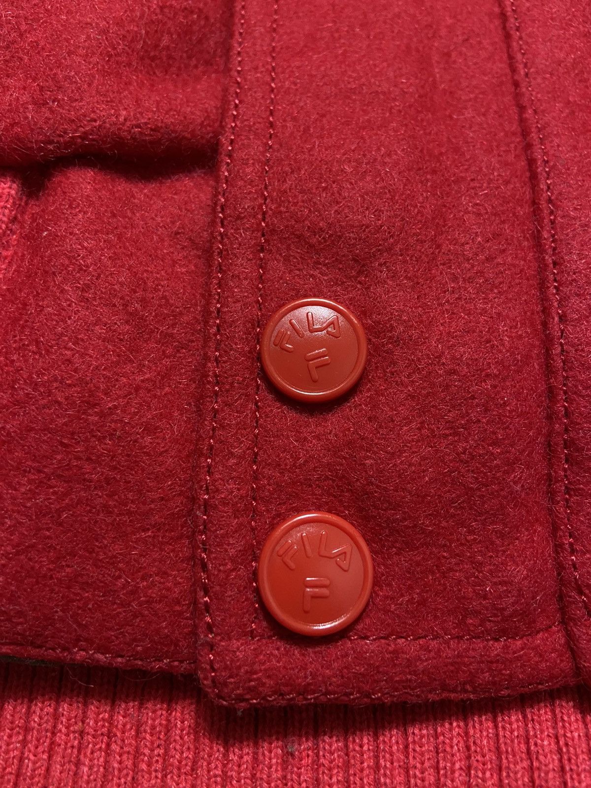 Fila Vintage Fila Maglificio Wool Bomber Jacket Size US L / EU 52-54 / 3 - 9 Thumbnail