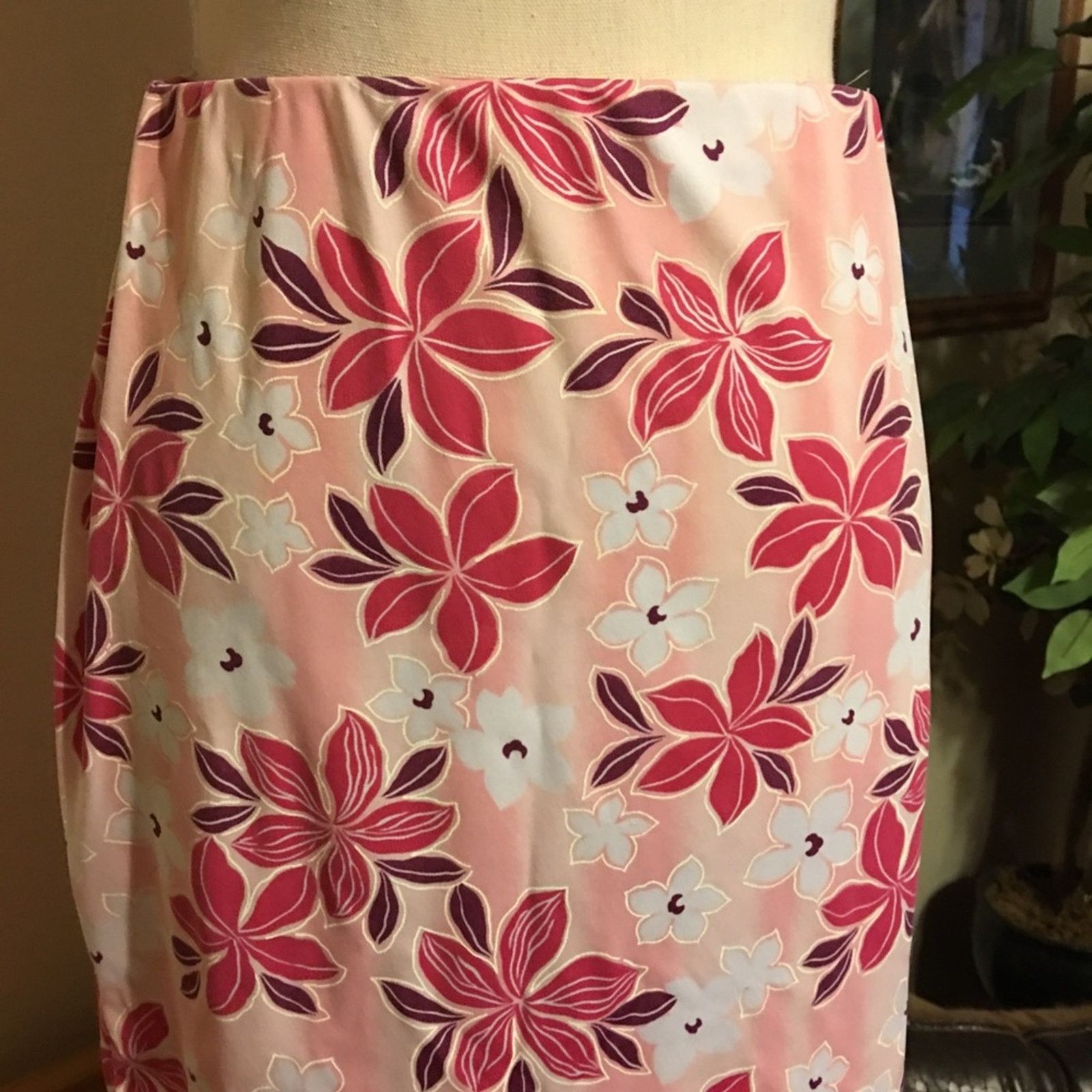 Other ENT Hawaiian look long skirt pink size medium Size 32" / US 10 / IT 46 - 2 Thumbnail