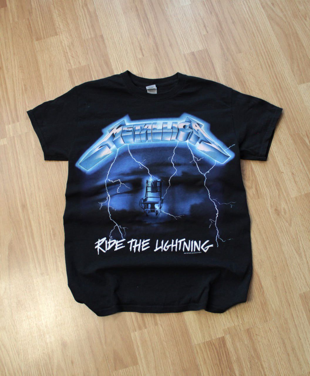 Metallica 🔥 Metallica 2017 Ride The Lightning Album T Shirt Metal Band Size US S / EU 44-46 / 1 - 1 Thumbnail