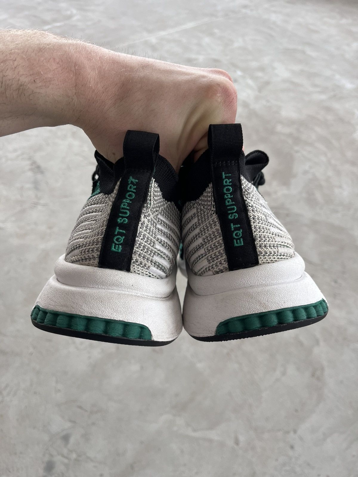 Adidas Vintage Adidas Equipment Green Mesh Sneakers Sportswear Size US 11.5 / EU 44-45 - 5 Thumbnail