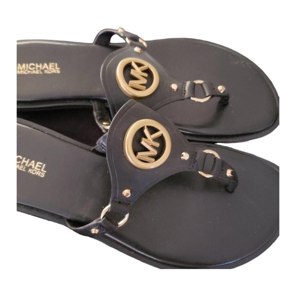 Michael Kors SH117 Michael Kors Ladies Black Conway Sandal 7.5M Size US 7.5 / IT 37.5 - 4 Thumbnail