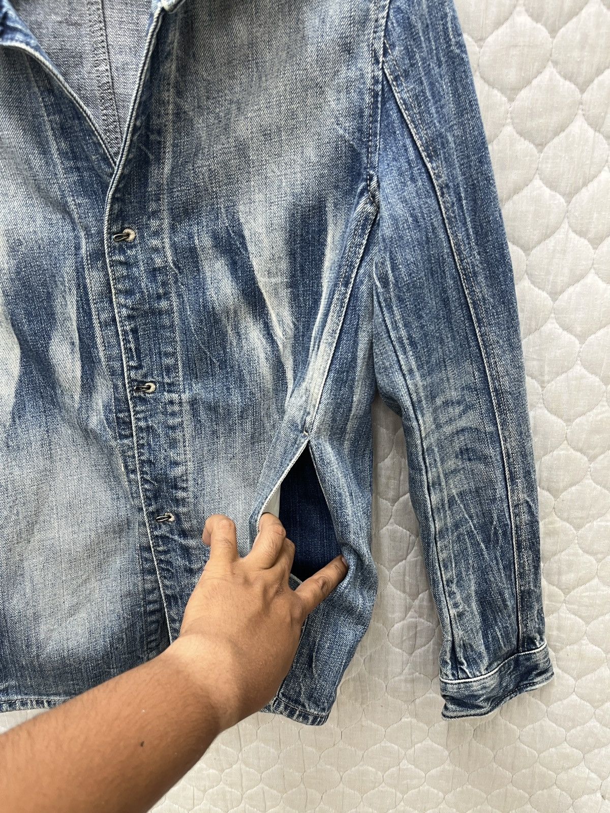 Schlussel 🔥🔥🔥STEALS SCHLUSSEL DENIM JACKET Size US S / EU 44-46 / 1 - 13 Thumbnail
