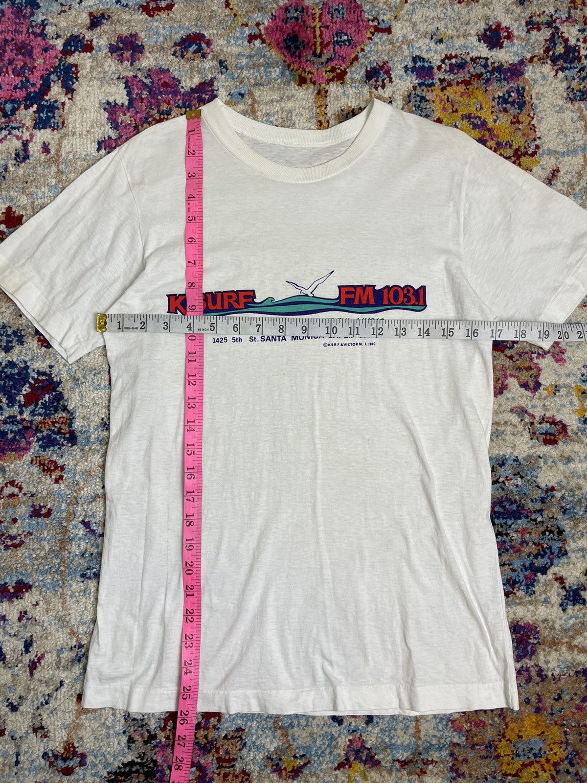 Band Tees × Vintage Vintage K-Surf Los Angeles Oldies Radio Single Stitch tshirt Size XS / US 0-2 / IT 36-38 - 6 Thumbnail