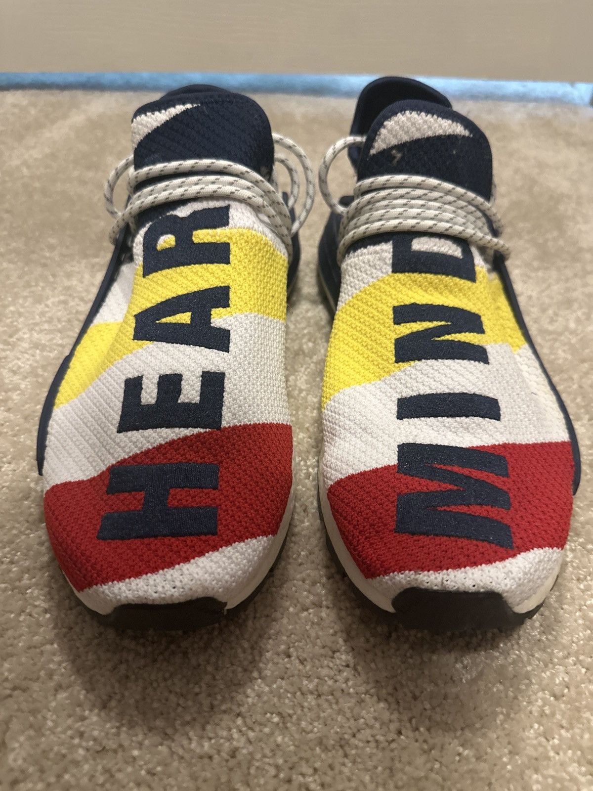 Adidas × Billionaire Boys Club × Pharrell Adidas x Pharrell x Billionare Boys Club NMD Hu Multi Color Size US 12 / EU 45 - 2 Thumbnail
