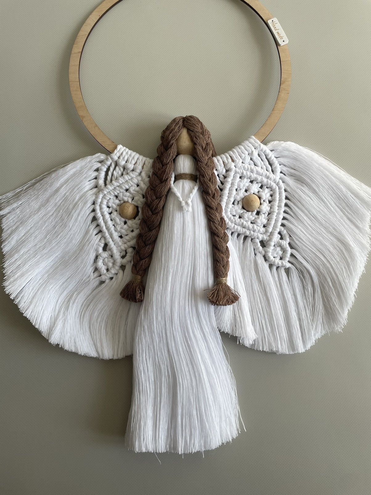 Handmade Knitted dolls-angels handmade Ukrainian amulet scandinavian Size ONE SIZE - 4 Thumbnail