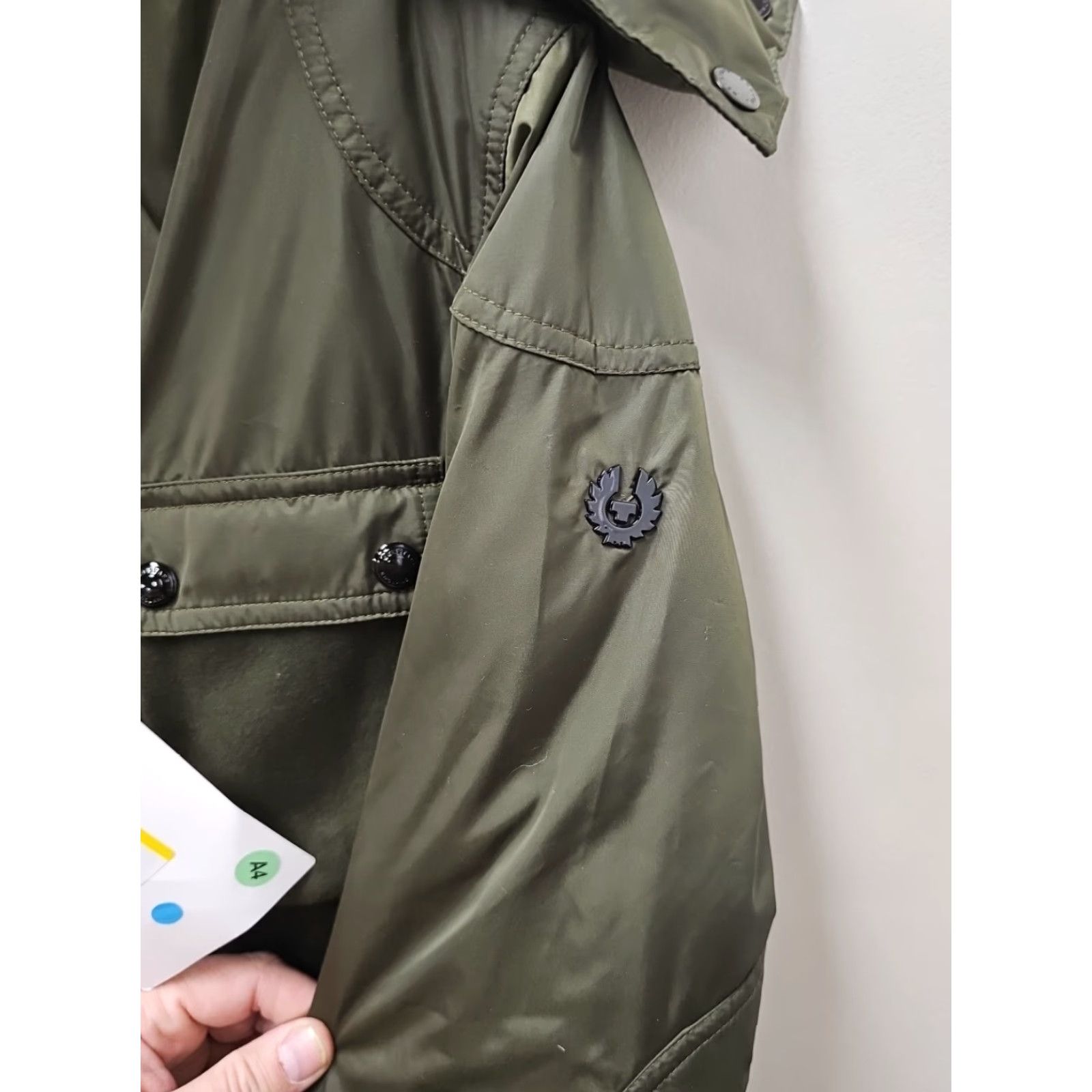 Belstaff Belstaff Jacket Parka Women's Down Filled MAUSON DARK PINE Wool Chest 20.5 Length 33 Size 6 Green New Size M / US 6-8 / IT 42-44 - 4 Thumbnail