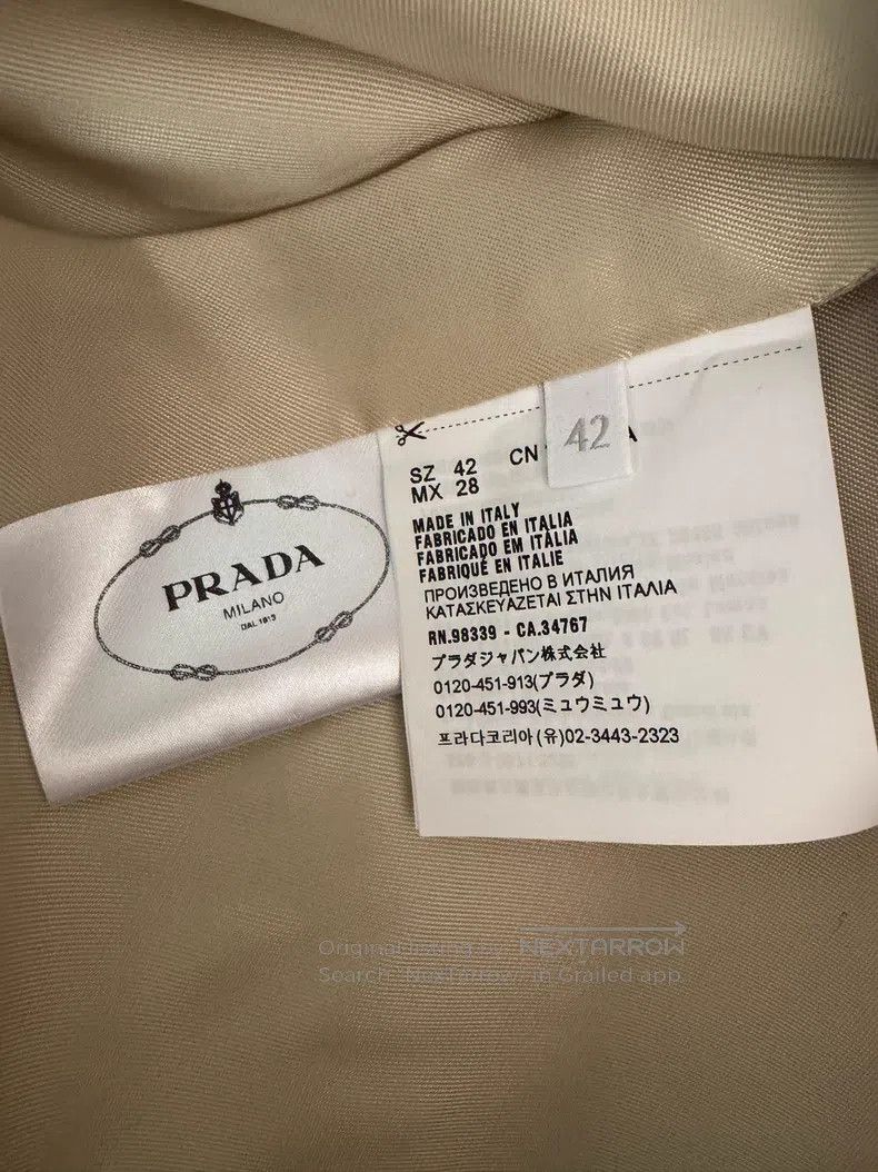 Prada Prada Khaki suit jacket Size US XS / EU 42 / 0 - 4 Thumbnail