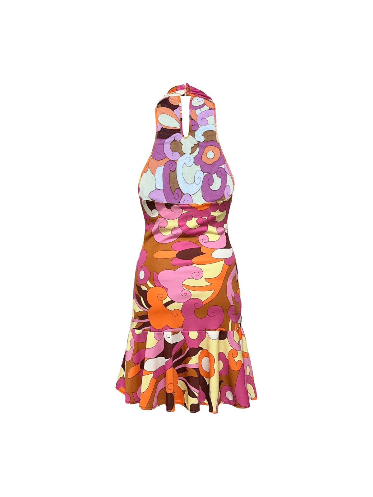 Dolce & Gabbana D&G Spring Summer 2004 Halter Neck Mini Dress Size XS / US 0-2 / IT 36-38 - 2 Thumbnail