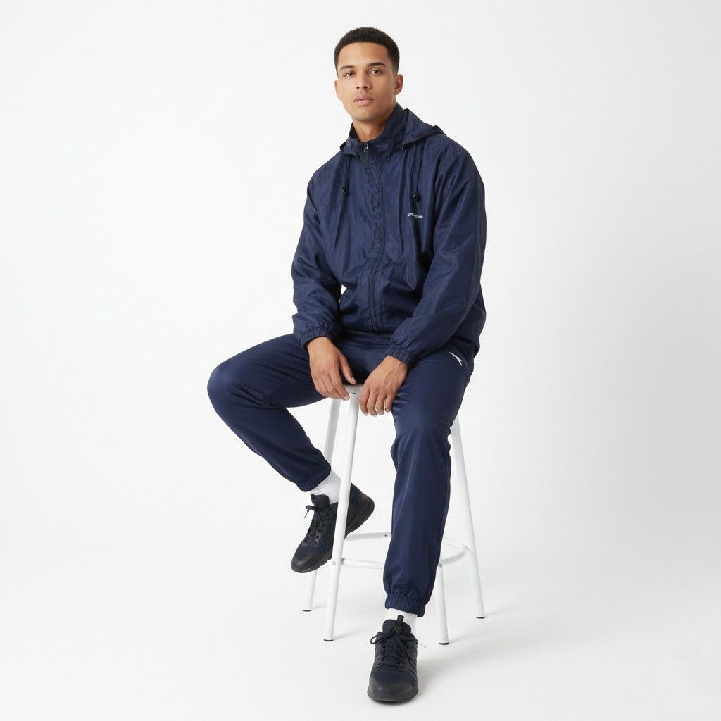 Diadora Diadora Men L Jacket Navy Lightweight Full Zip Vintage 7029 Size US L / EU 52-54 / 3 - 1 Thumbnail
