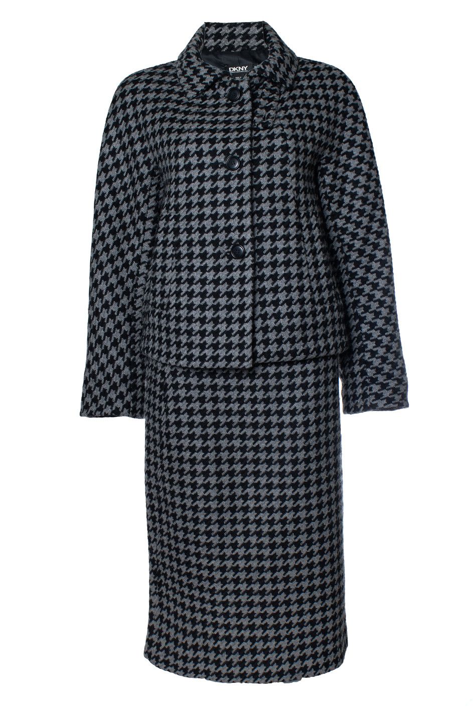 DKNY DKNY, pied de poule set in black and grey Size S / US 4 / IT 40 - 1 Thumbnail