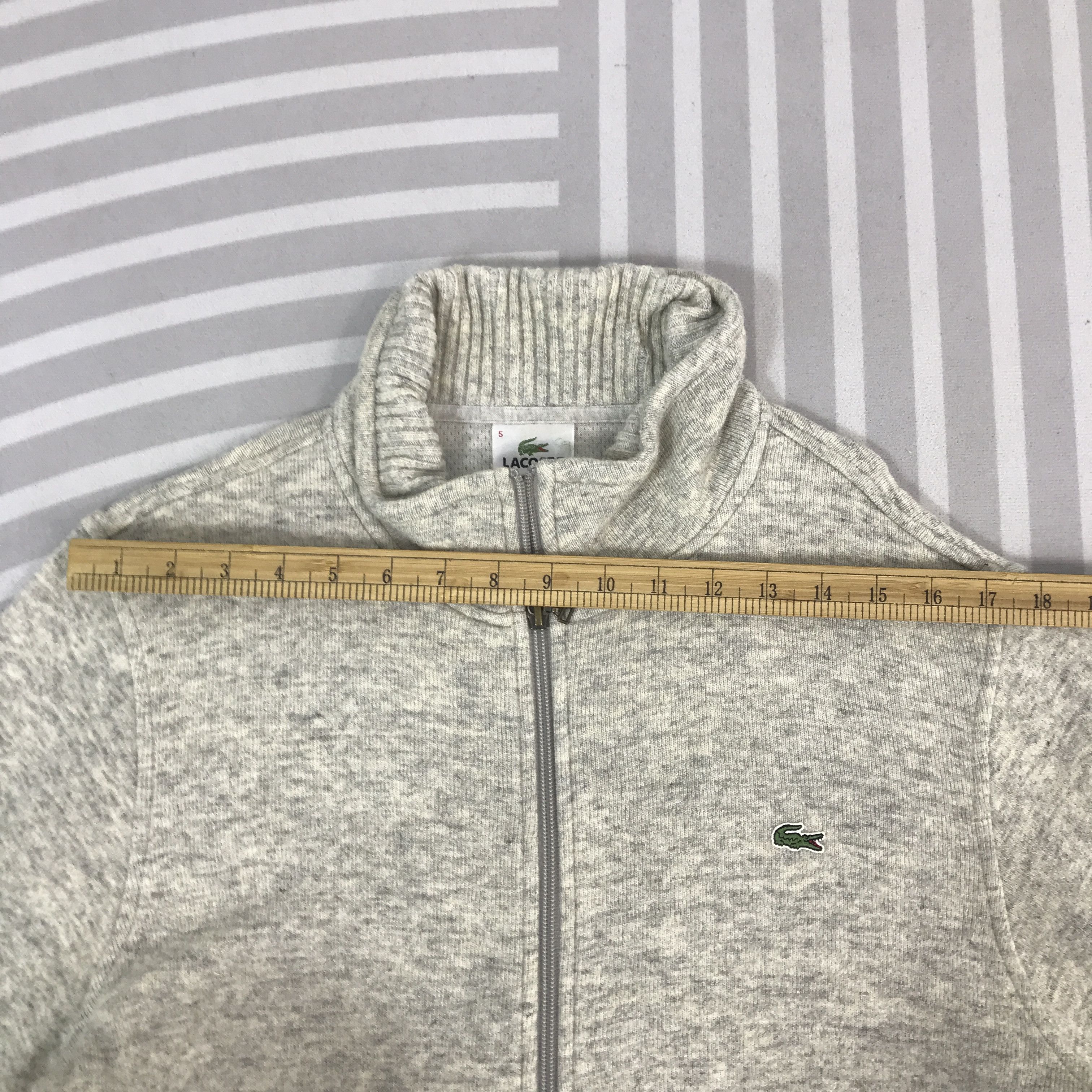 Japanese Brand × Lacoste Vintage Lacostle knitwear zipper Jacket Size US L / EU 52-54 / 3 - 5 Thumbnail